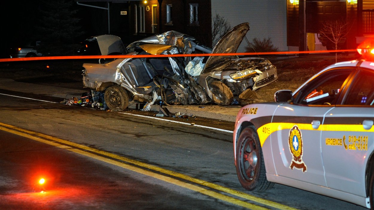 Grave accident de la route à Kingsey Falls ICI RadioCanada.ca