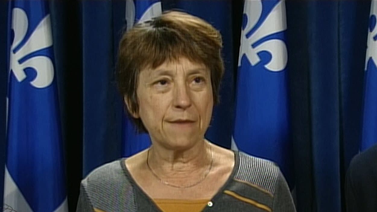 La députée de Québec solidaire Françoise David