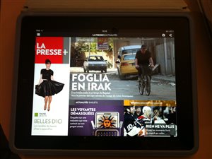 « La Presse+ » sur iPad