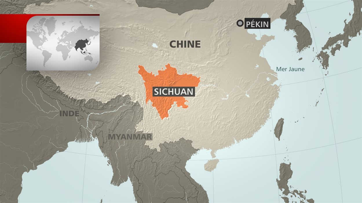Carte du Sichuan