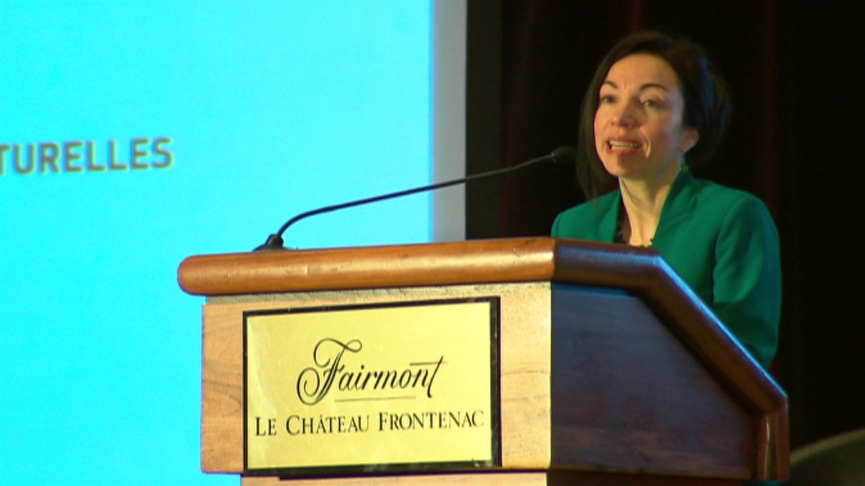 La ministre Martine Ouellet