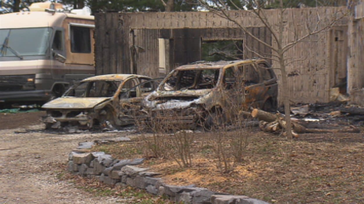 Incendie à SainteCatherinedeHatley RadioCanada