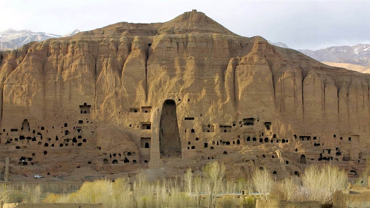 L'emplacement des Boudhas de Bamiyan, qui ont été détruits par les talibans.
