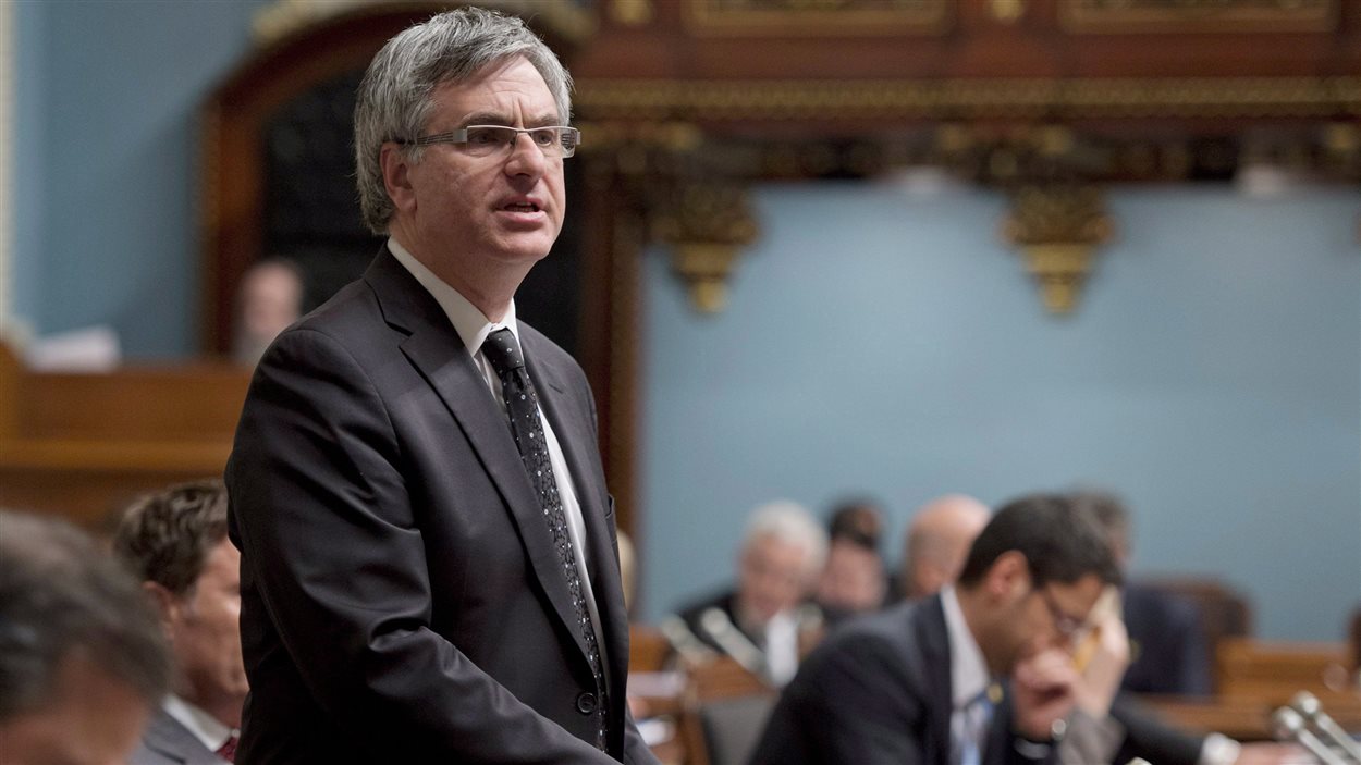 Jean-Marc Fournier, chef de l’opposition officielle, à l'Assemblée nationale
