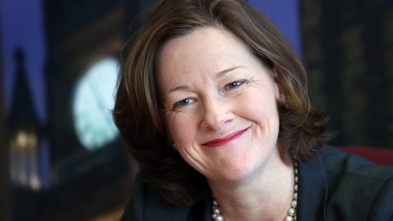 La première ministre de l'Alberta, Alison Redford.
