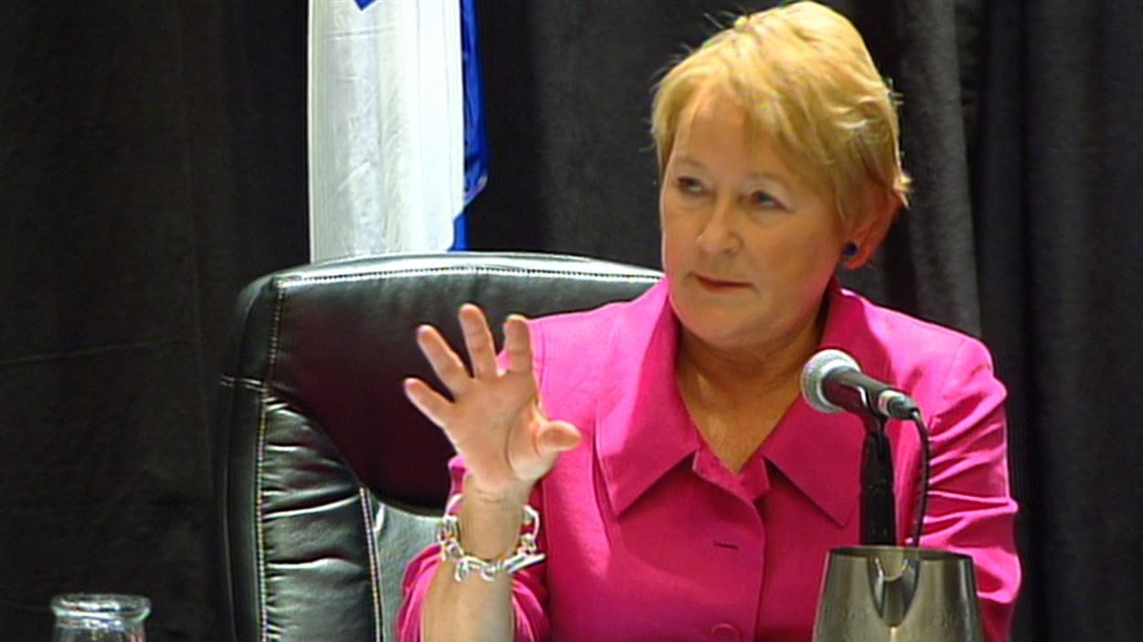 Pauline Marois, première ministre du Québec