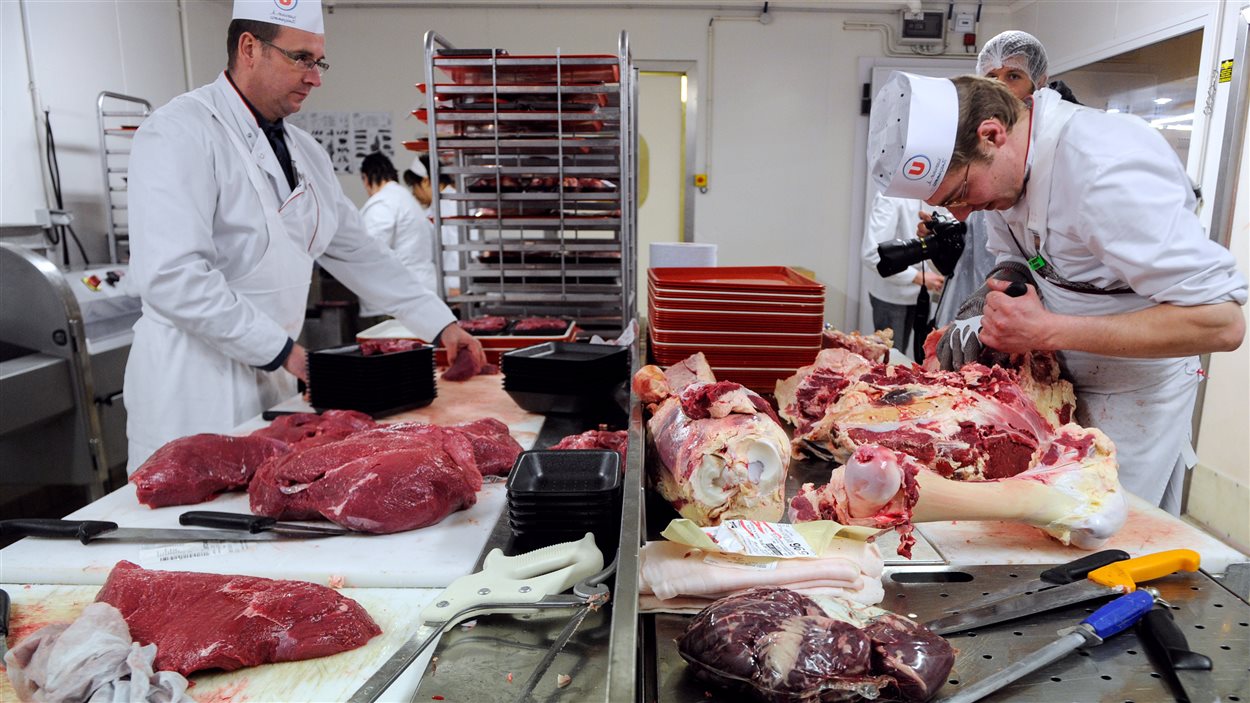 Des bouchers