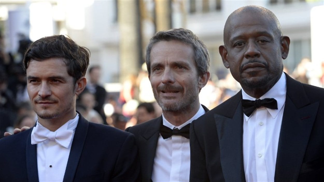 Orlando Bloom, Jérôme Salle et Forest Whitaker sur le tapis rouge de la cérémonie de clôture du Festival de Cannes 2013