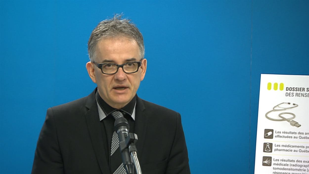 Le ministre de la Santé Réjean Hébert