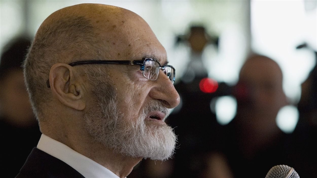 Henry Morgentaler lorsqu'il a reçu l'Ordre du Canada