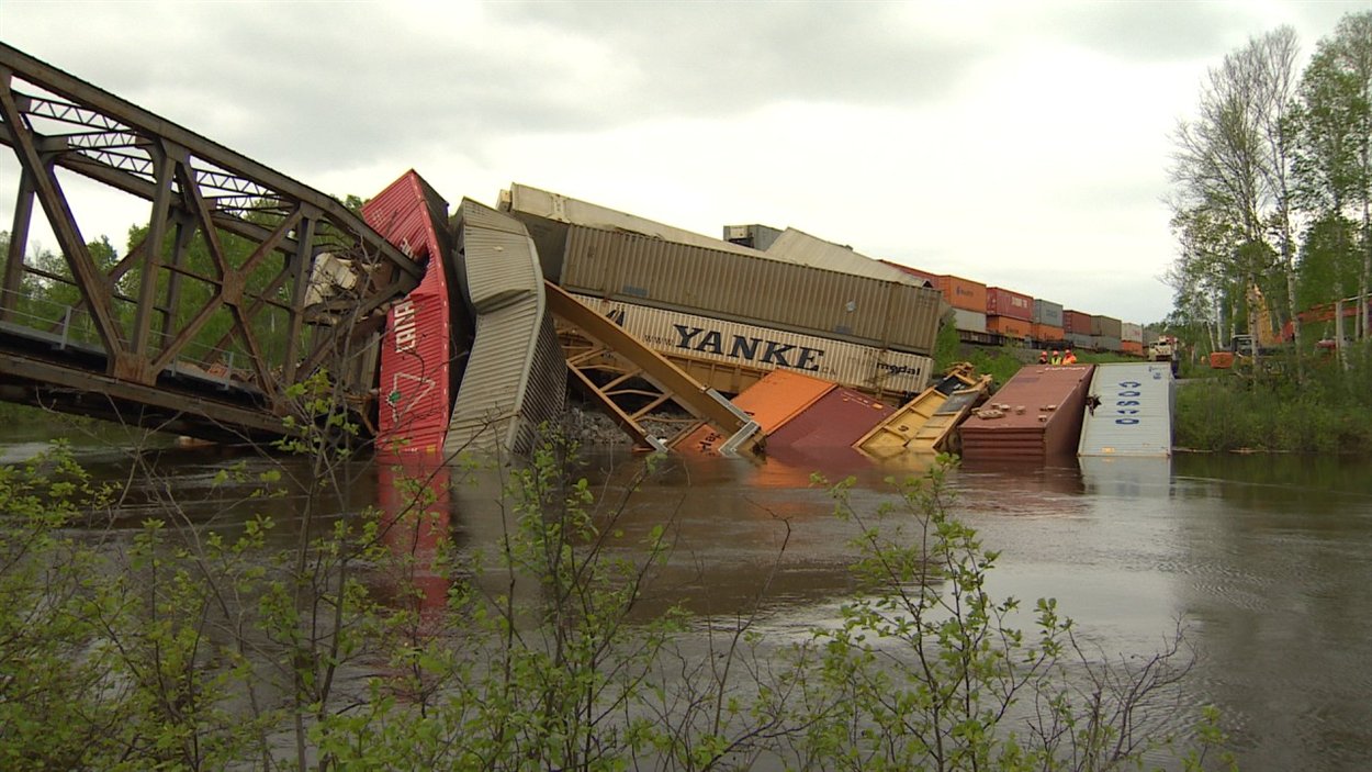 Déraillement d'un train près de Sudbury