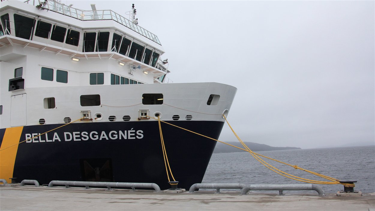 Le Bella Desgagnés accosté au port de Sept-Îles