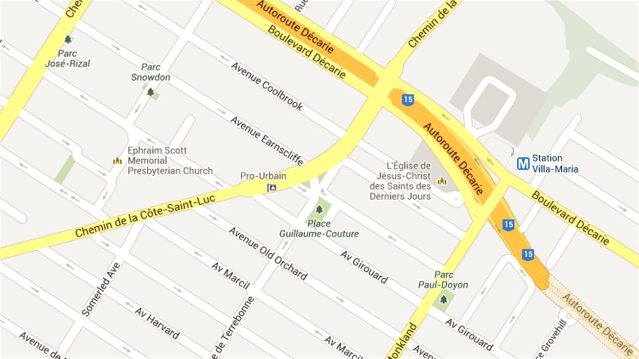 Voie réservée sur le chemin de la CôteSaintLuc RadioCanada