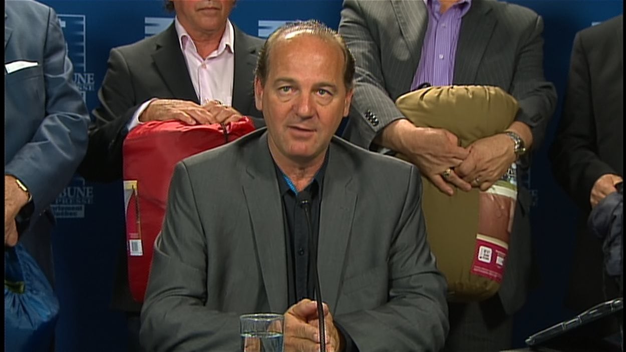 Yves Ouellet, porte-parole de l'Alliance syndicale