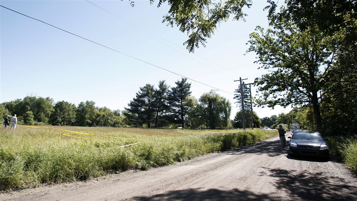 Le secteur où le FBI effectue des recherches pour retrouver les restes de Jimmy Hoffa.