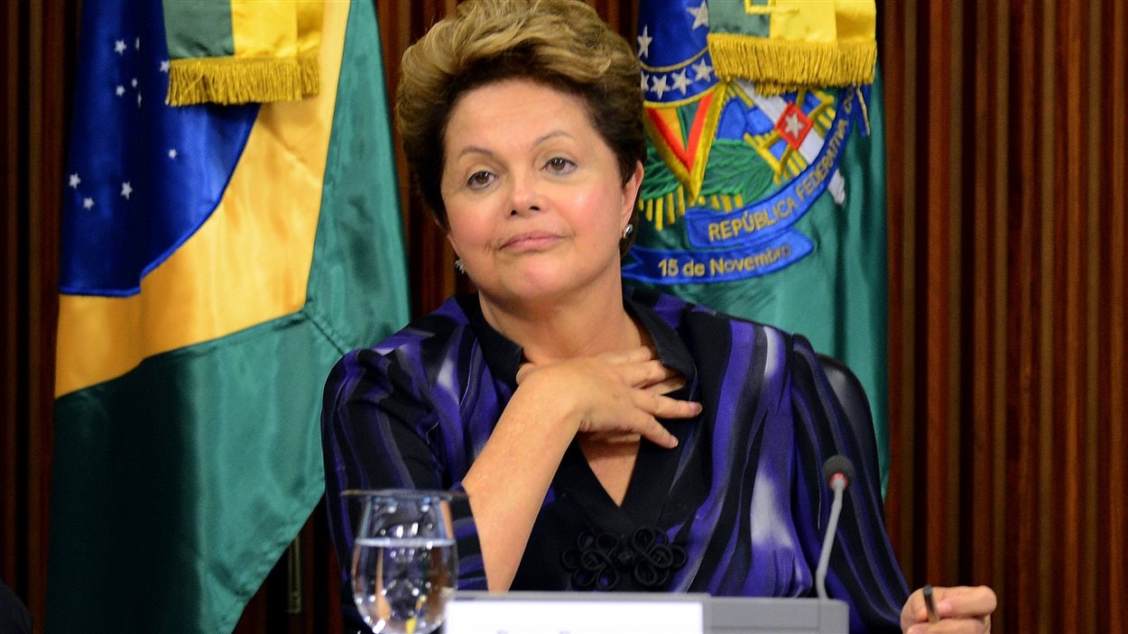  La présidente du Brésil Dilma Rousseff