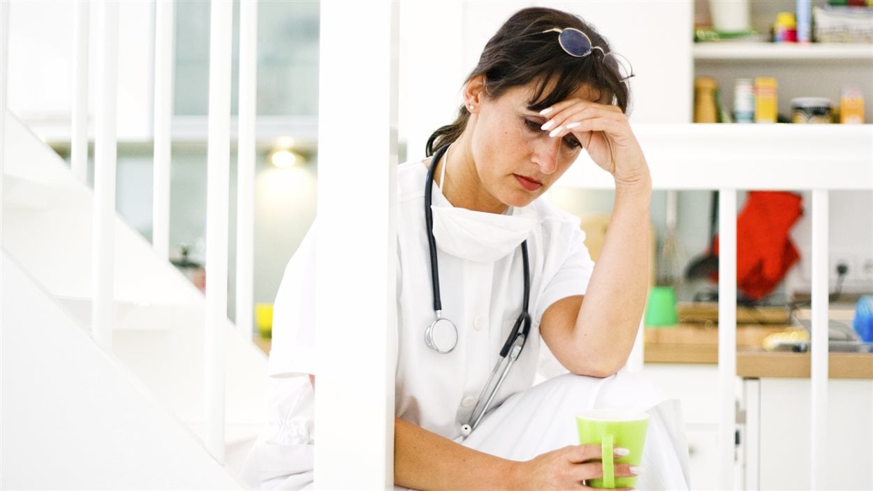 Médecin fatiguée