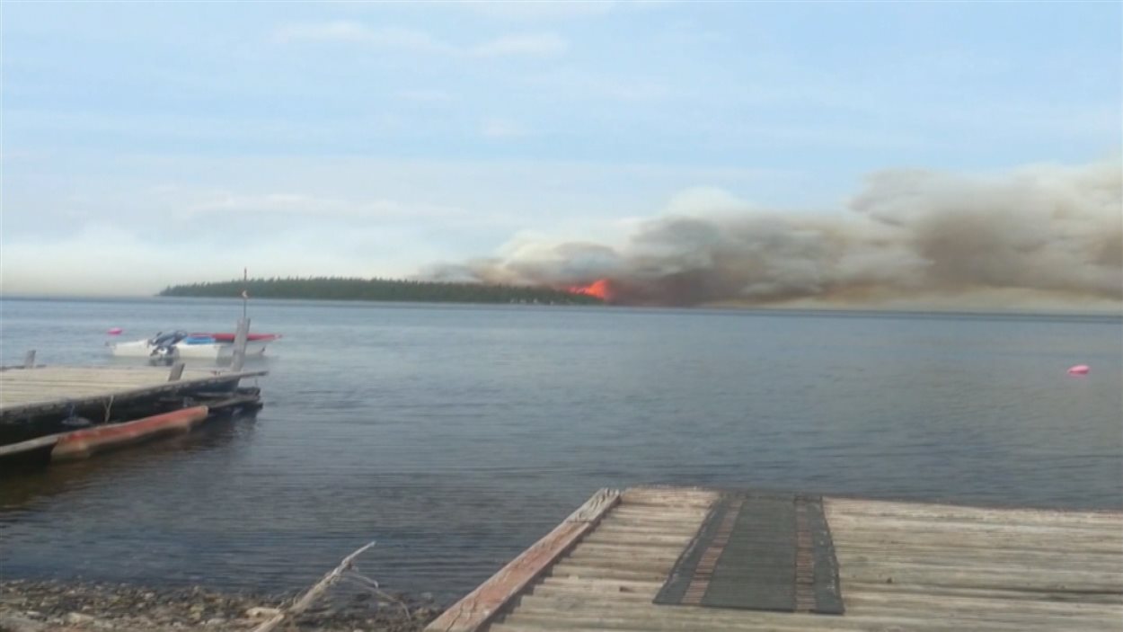 Feu de fôret à Wabush