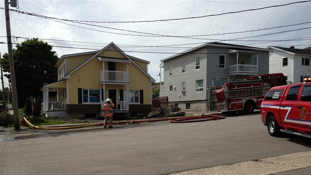 Incendie dans l’arrondissement de La Baie RadioCanada