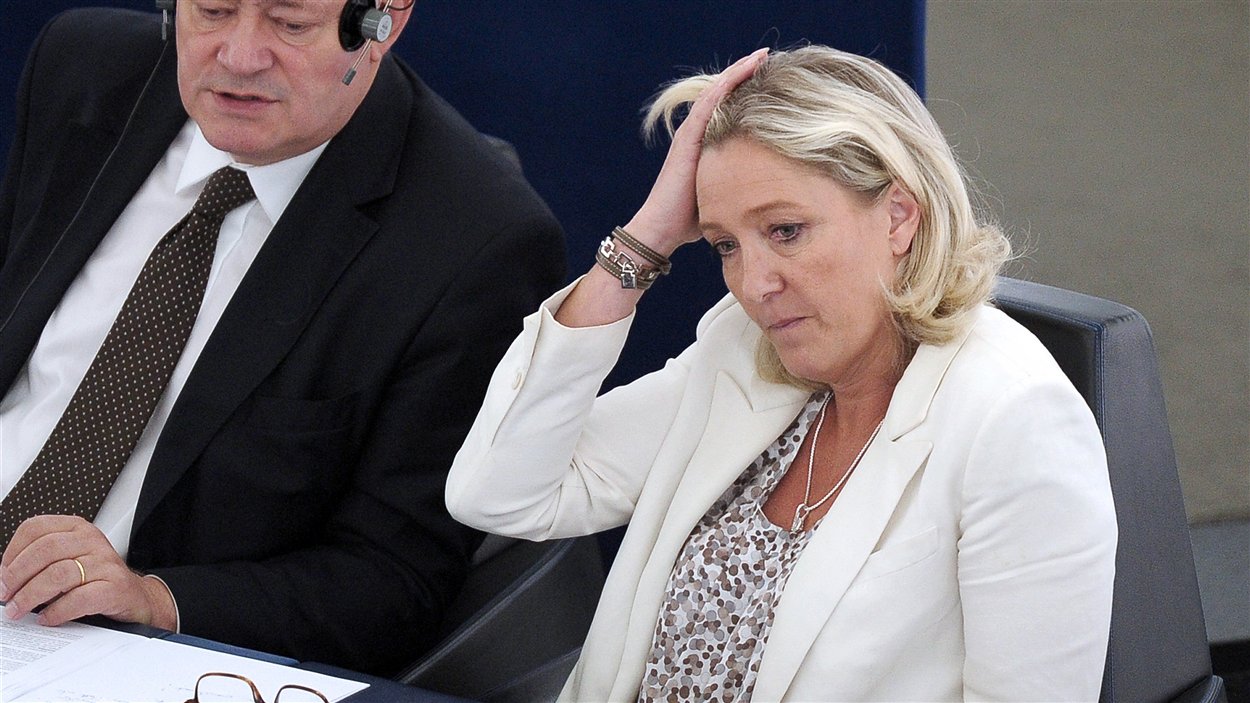 Marine Le Pen à Strasbourg, le 2 juillet, lors d'une session du Parlement européen