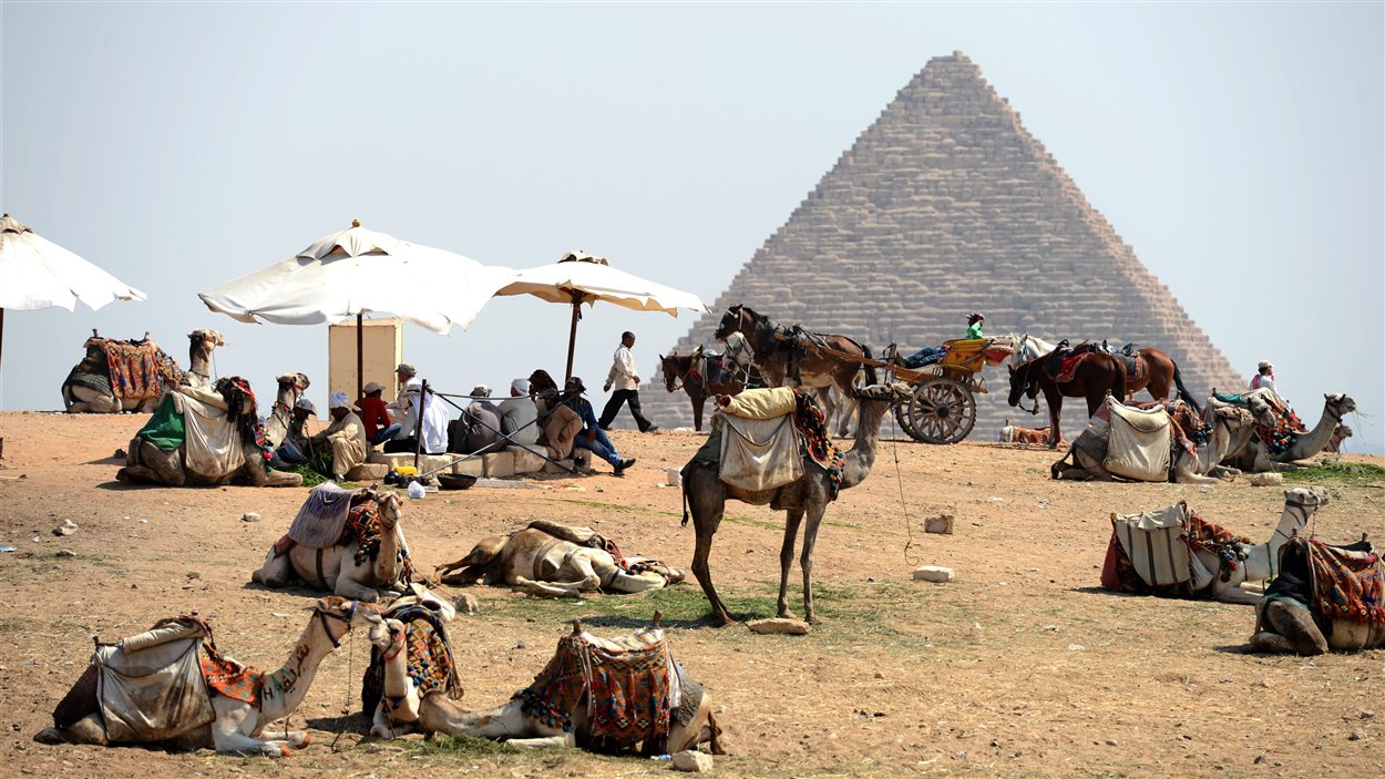 Tourisme au pied des pyramides