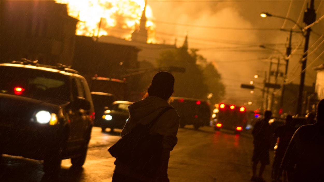 Explosion à Lac-Mégantic