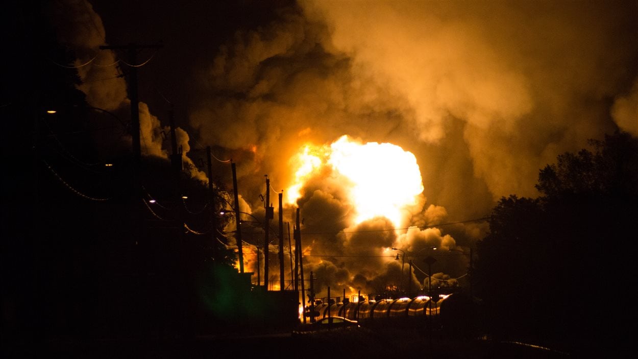 Explosion à Lac Mégantic