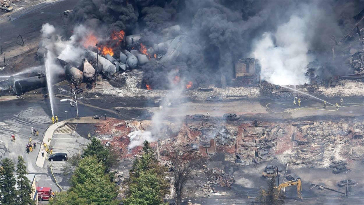 Explosion à Lac-Mégantic