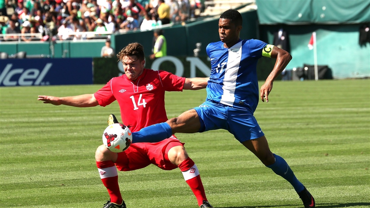 Samuel Piette du Canada et Kevin Parsemain de la Martinique