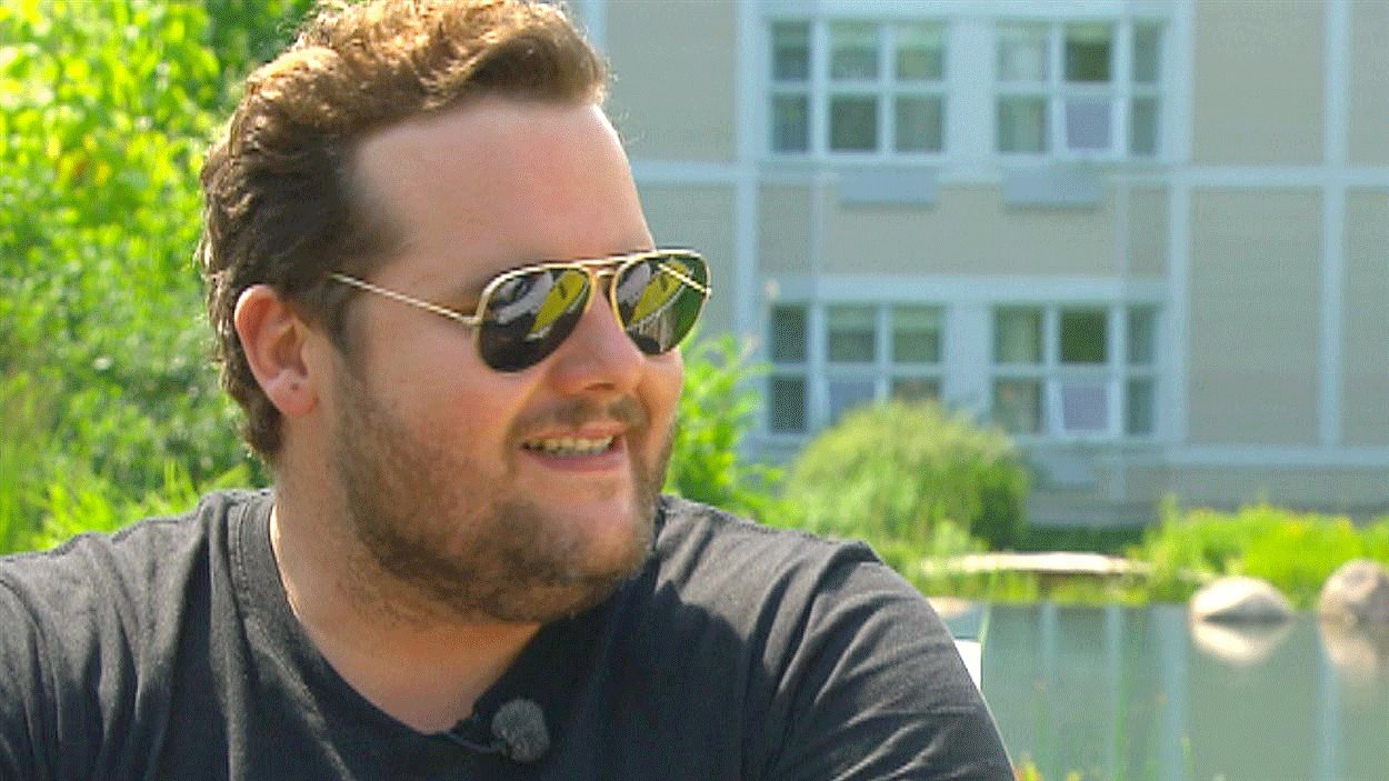 Antoine Bertrand à LacMégantic pour la projection spéciale de Louis