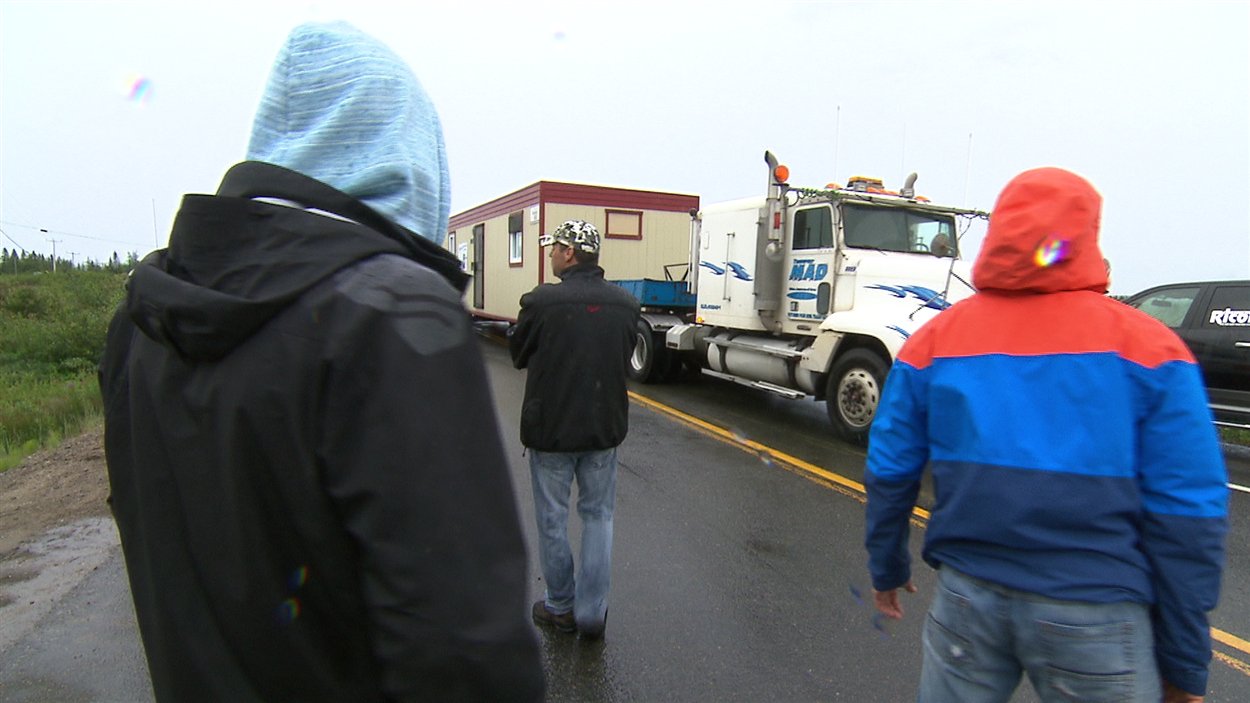 Levée du barrage routier sur la 138 à l'est de HavreSaintPierre