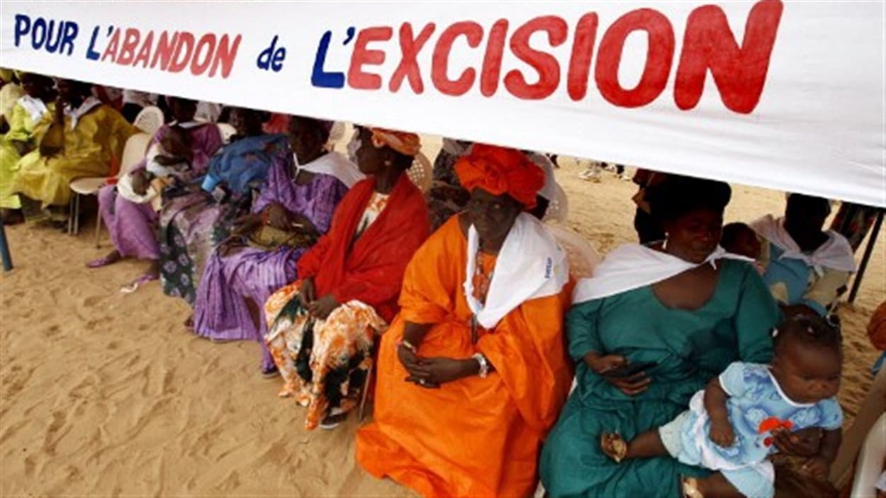 Une association de femmes luttant contre l'excision au Sénégal.