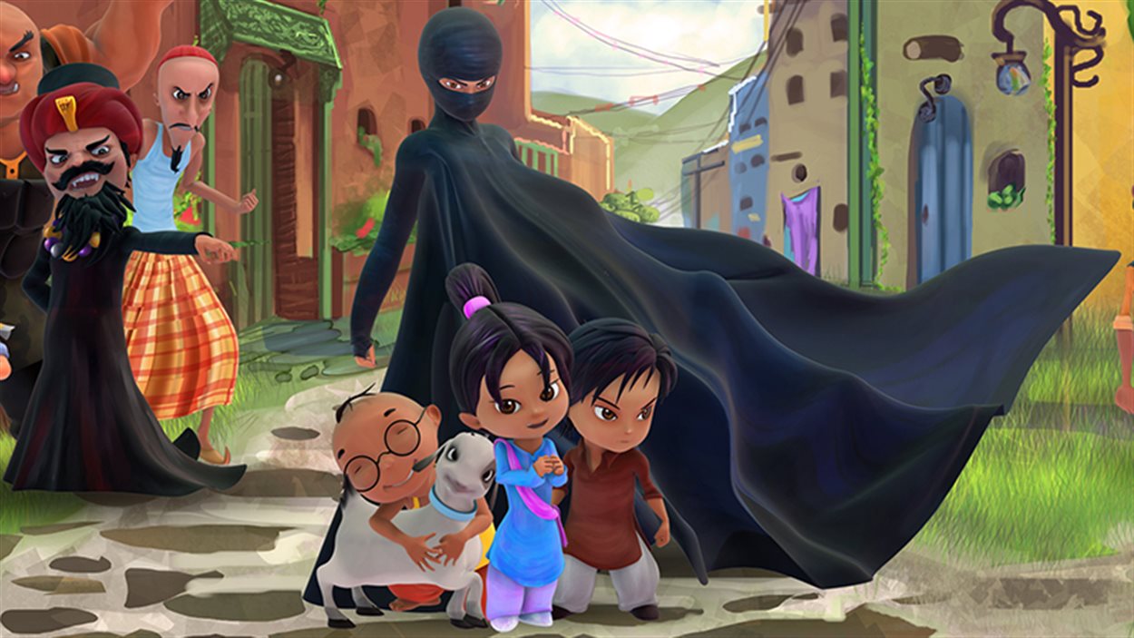 La série Burqa avenger