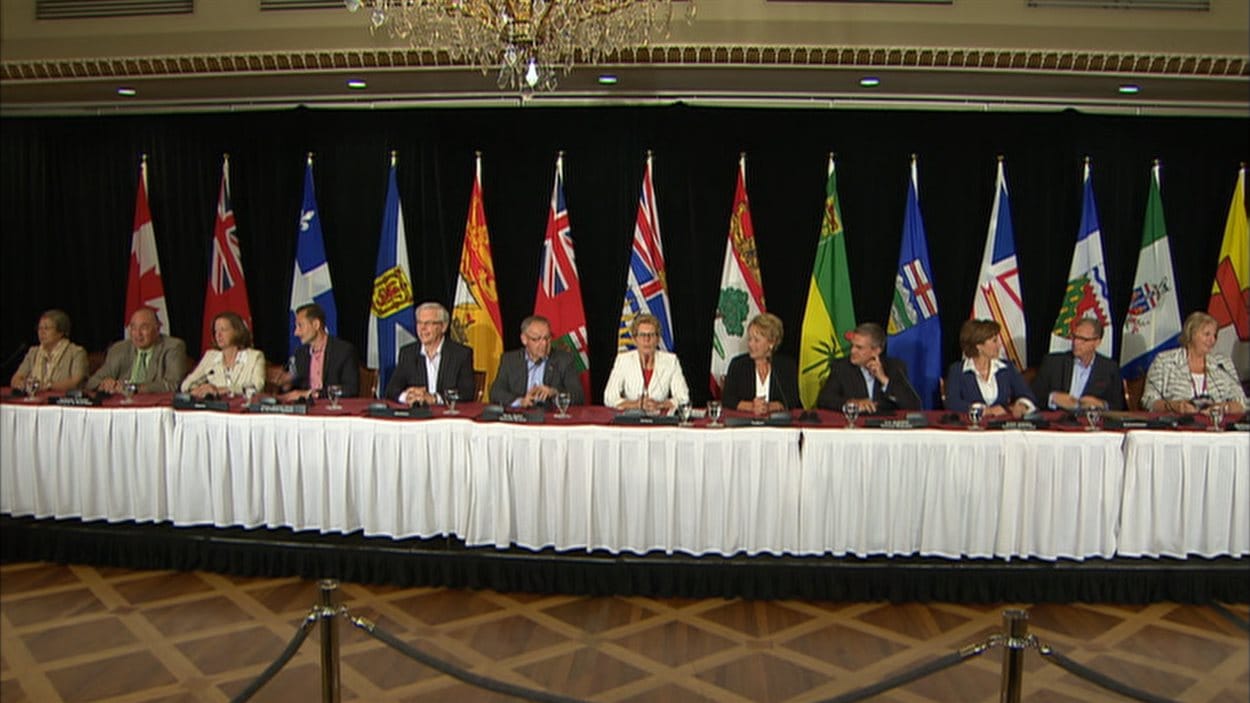 Le Conseil de la fédération a pris fin vendredi, en début d'après-midi, par une conférence de presse conjointe des premiers ministres des provinces et des terirtoires.