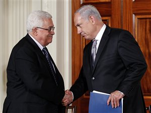 Mahmoud Abbas et Benyamin Nétanyahou