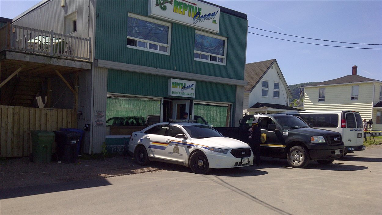 L'animalerie où les enfants de quatre et six ans ont été retrouvés morts, lundi matin.