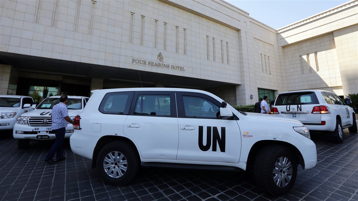 Les inspecteurs de l'ONU sont arrivés à Damas dimanche