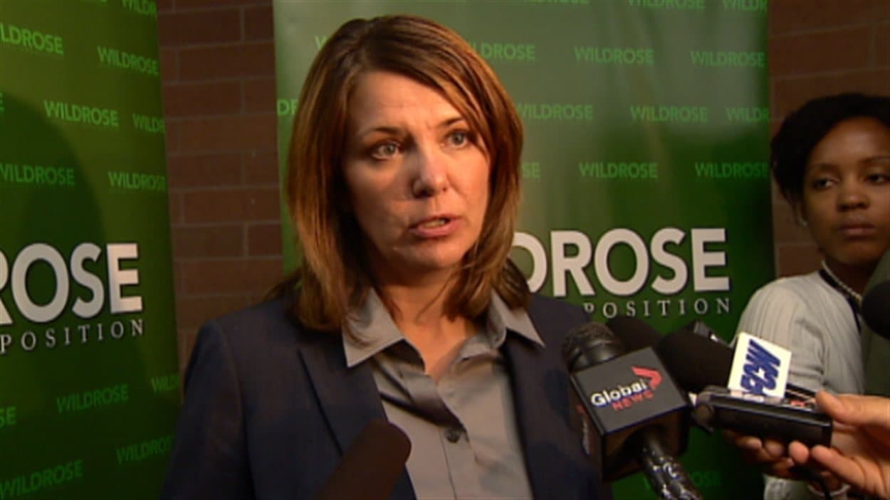 Danielle Smith, chef du Parti Wildrose