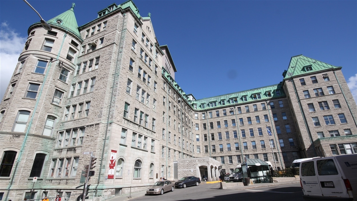 L'Hôtel-Dieu dans le quartier Limoilou, de plus en plus incertain.
