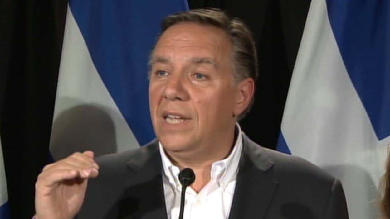 Le chef de la Coalition avenir Québec, François Legault
