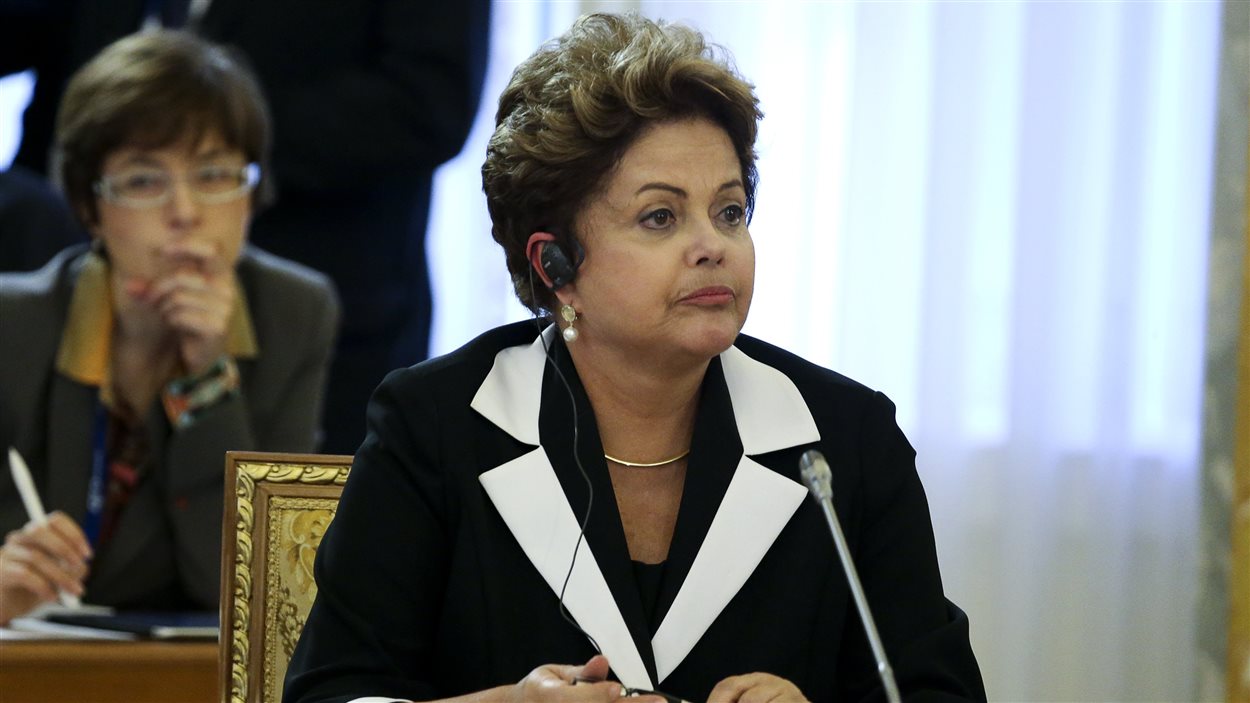 Dilma Rousseff, présidente du Brésil lors du sommet du G20 en Russie