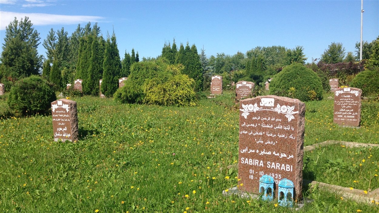 Le cimetière islamique du Québec, à Laval