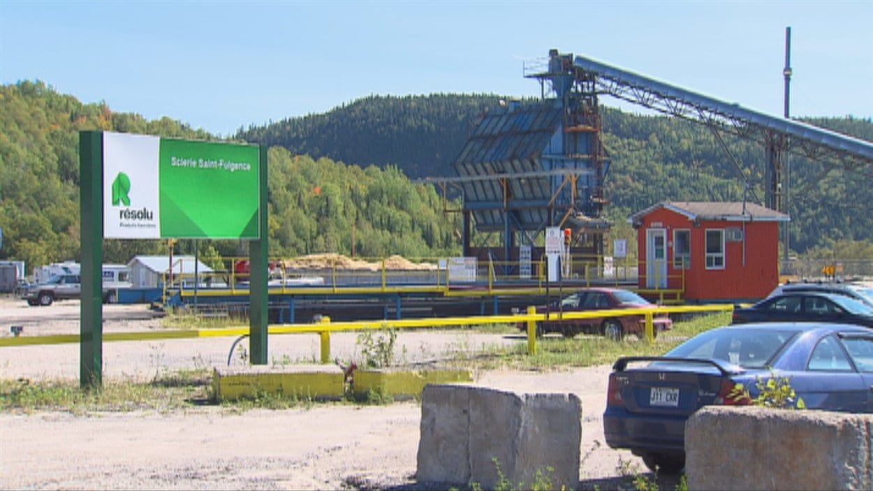 La scierie Saint-Fulgence de Produits forestiers Résolu