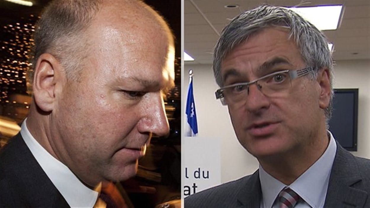 L'entrepreneur Paul Sauvé et le libéral Jean-Marc Fournier
