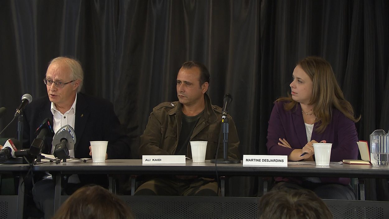 Daniel Baril, Ali Kaidi et Martine Desjardins