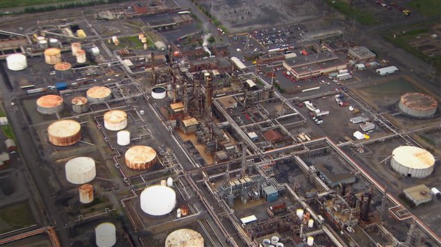 Des raffineries à Montréal