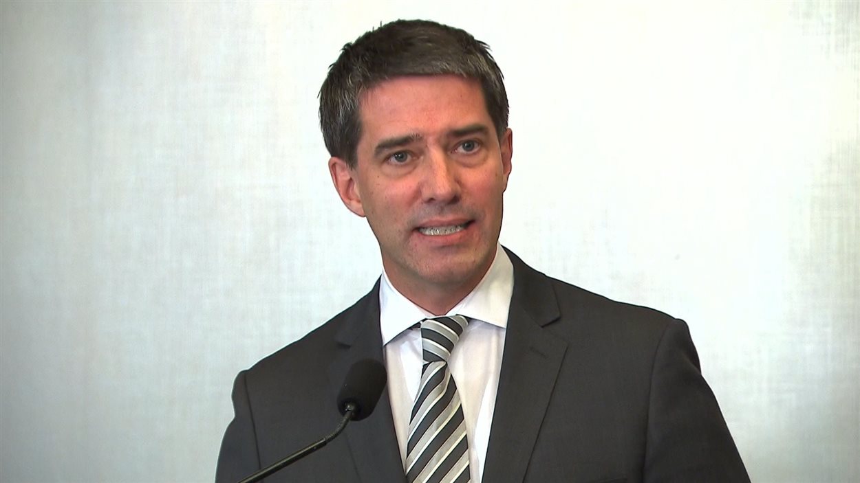 André Boisclair en conférence de presse le 29 septembre 2013