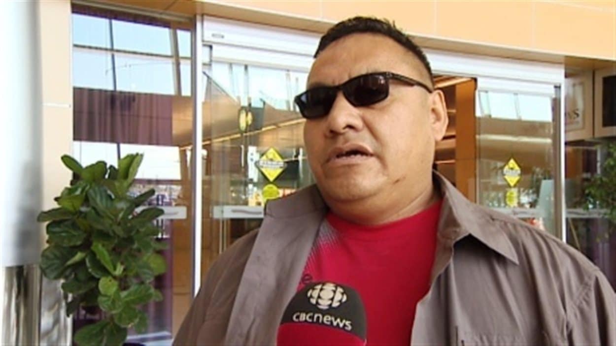 Simeon Tshakapesh, chef de la communauté innue de Natuashish