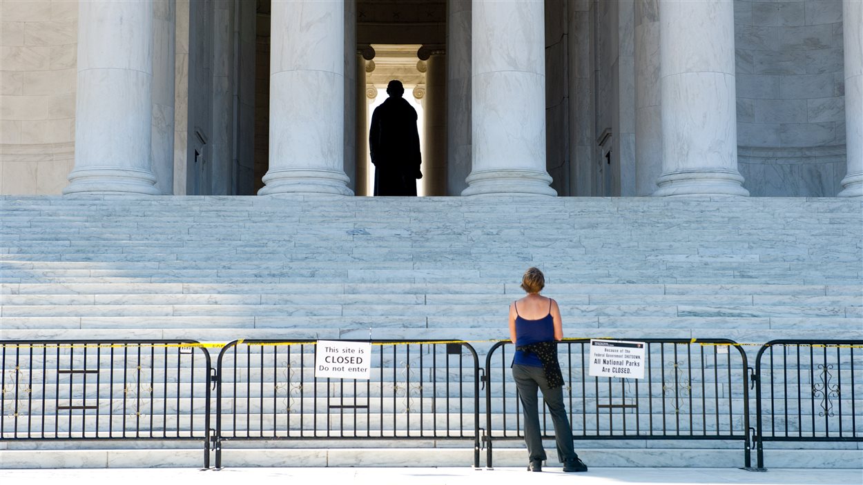 À Washington, le Jefferson Memorial est inaccessible