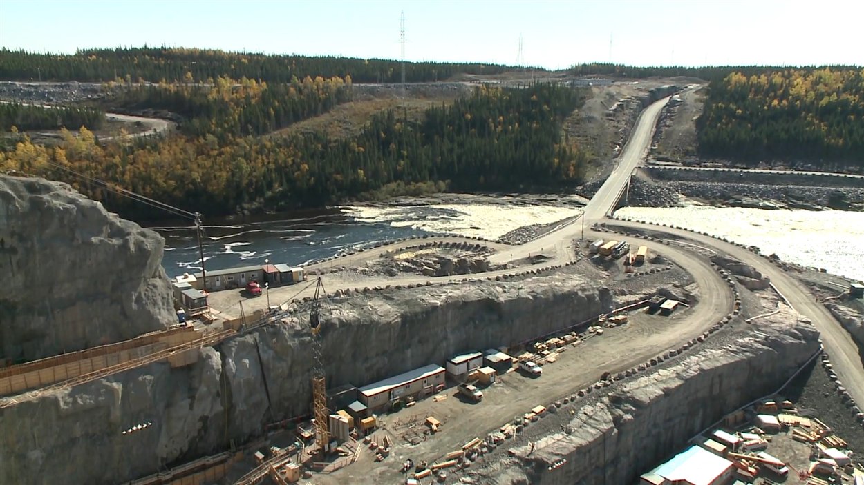 Des travaux au chantier de la Romaine